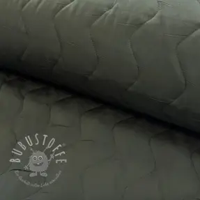 Steppstoffe ZIG ZAG army green