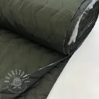 Steppstoffe ZIG ZAG army green