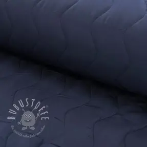 Steppstoffe ZIG ZAG navy