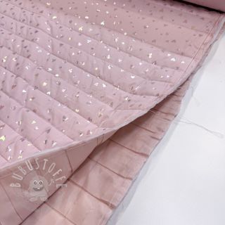 Steppstoffe FOIL Hearts