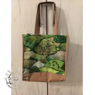 Dekostoff Forest hill spring digital print