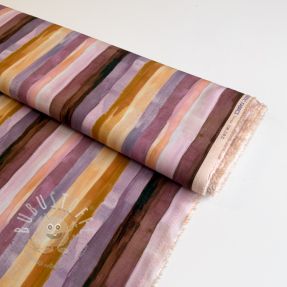 Viskosestoff RADIANCE Stripes lavender digital print