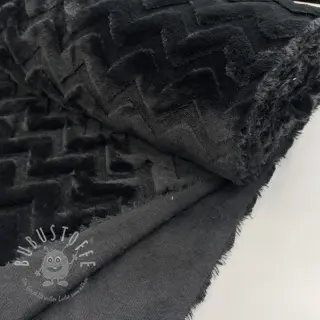 Fleece Abstract black