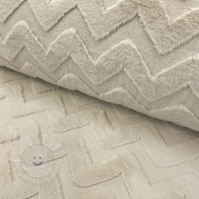 Fleece Abstract beige