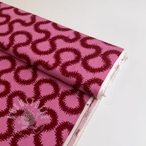 Viskosestoff STRETCH Abstract pink