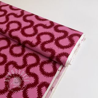 Viskosestoff STRETCH Abstract pink