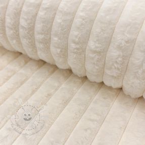 Kunstfell Stripes Luxe ecru