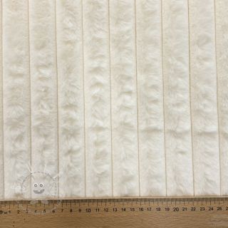 Kunstfell Stripes Luxe ecru