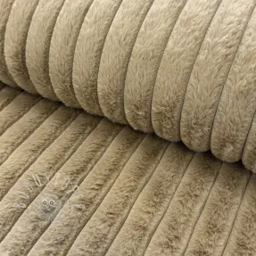 Kunstfell Stripes Luxe beige