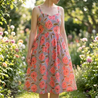 Baumwollstoff VOILE Timi flowers