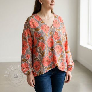 Baumwollstoff VOILE Timi flowers