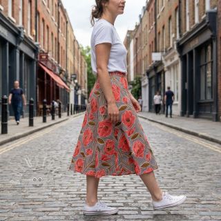 Baumwollstoff VOILE Timi flowers