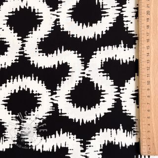 Viskosestoff STRETCH Abstract black