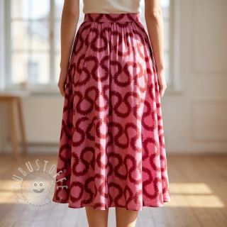 Viskosestoff STRETCH Abstract pink