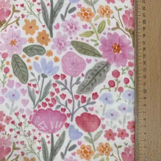 Double gauze/musselin Flowers pink dream digital print