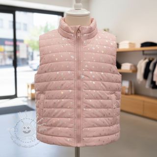 Steppstoffe FOIL Hearts