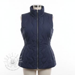 Steppstoffe ZIG ZAG navy