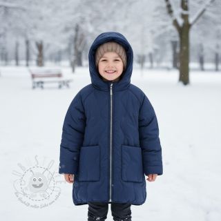 Steppstoffe ZIG ZAG navy