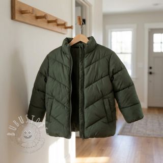 Steppstoffe ZIG ZAG army green