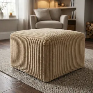 Kunstfell Stripes Luxe beige