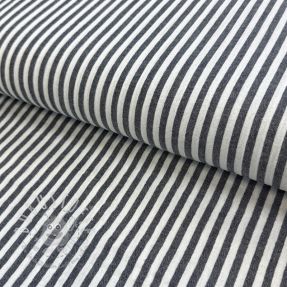 Double gauze/musselin YARN DYED Summer stripe navy