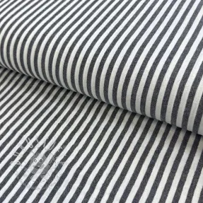 Double gauze/musselin YARN DYED Summer stripe navy
