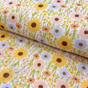 Double gauze/musselin Flowers Hot summer digital print