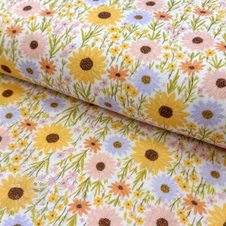 Double gauze/musselin Flowers Hot summer digital print