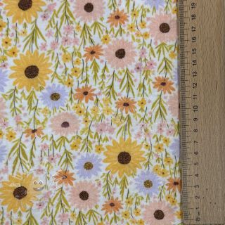 Double gauze/musselin Flowers Hot summer digital print