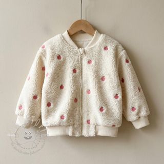 Mantelstoff TEDDY JACQUARD EMBROIDERY Patches