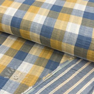 Double gauze/musselin DOUBLE SIDED Summer Check