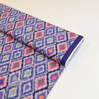 Viskosestoff RADIANCE Abstract purple digital print