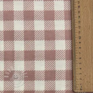 Baumwollstoff FLANNEL BIG Check light pink
