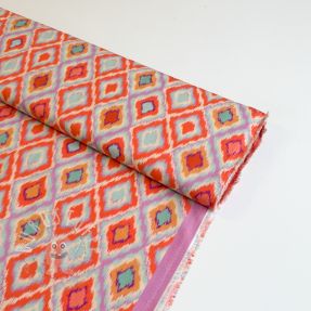 Viskosestoff RADIANCE Abstract orange digital print