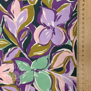 Baumwollstoff VISCOSE Flowers cobalt