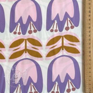 Viskosestoff ECOVERO Flowers Celia white