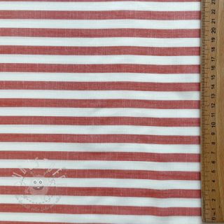 Viskosestoff YARN DYED Stripes SMALL orange