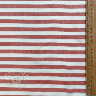 Viskosestoff YARN DYED Stripes SMALL orange