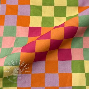 Dekostoff Joyful Block Patch digital print