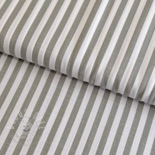 Viskosestoff YARN DYED Stripes SMALL green