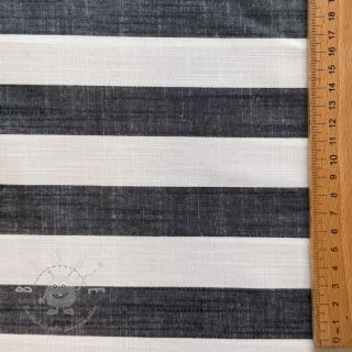 Viskosestoff YARN DYED Stripes BIG navy