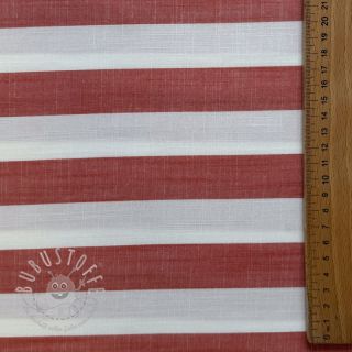 Viskosestoff YARN DYED Stripes BIG orange