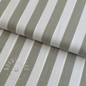 Viskosestoff YARN DYED Stripes BIG green