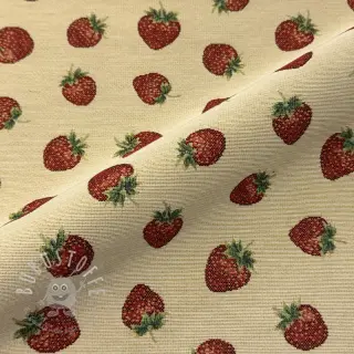 Dekostoff GOBELIN premium Strawberry Sweet Joy