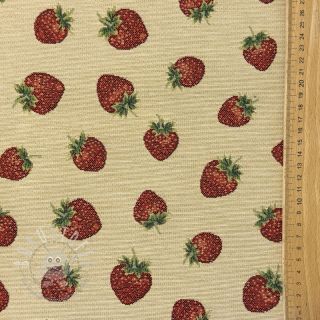 Dekostoff GOBELIN premium Strawberry Sweet Joy