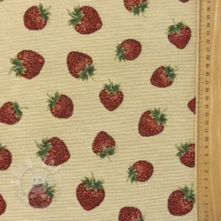 Dekostoff GOBELIN premium Strawberry Sweet Joy