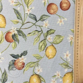 Dekostoff GOBELIN premium Citrus Orange Lemon
