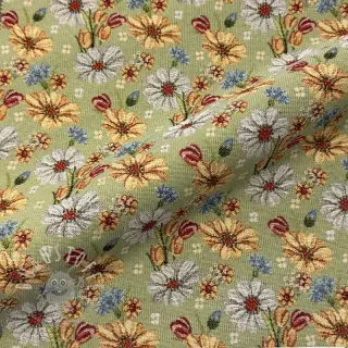 Dekostoff GOBELIN premium Floral Easter Flower