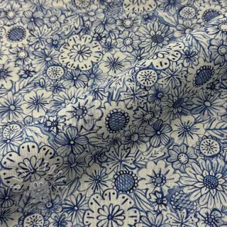 Dekostoff Linenlook Bloom Fully Mix digital print