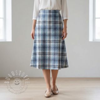 Scottish Check YARN DYED BRUSHED Ria